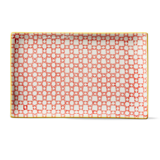 Kanto Platter Orange Stoneware Everyday