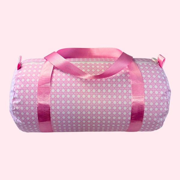 Pink Bungalow Medium Duffel-Wipeable