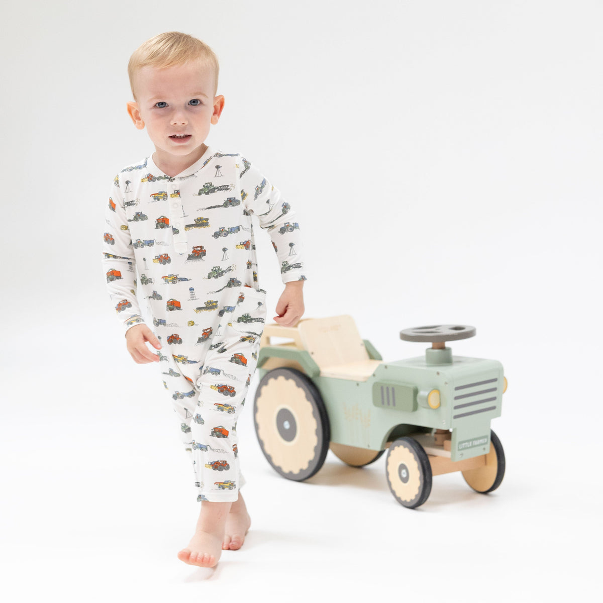 Angel Dear Farm Machines - Uni Romper