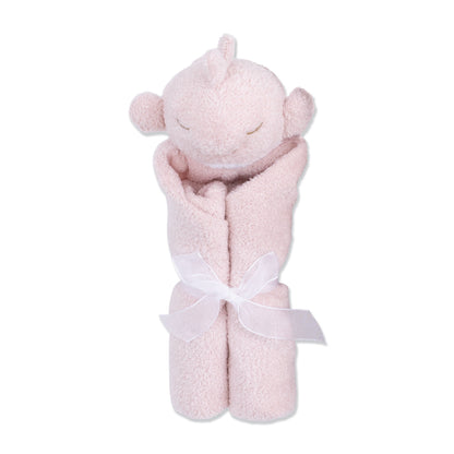 Angel Dear Blush Whale Blankie - image 2