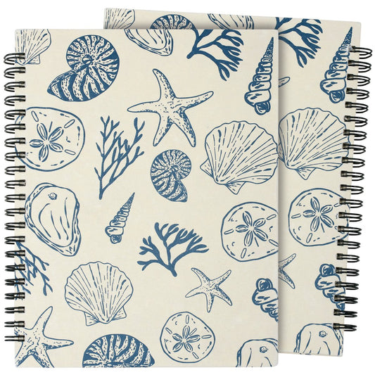 Seashells Spiral Notebook