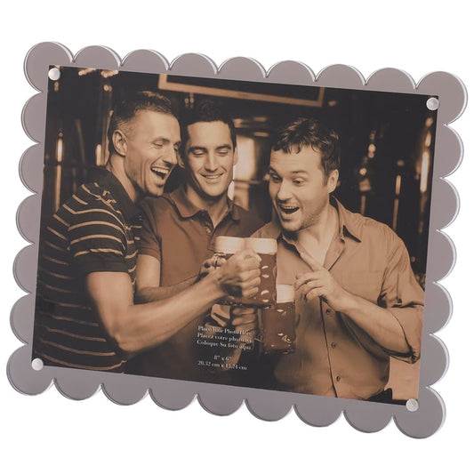 Clear Scallop Magnetic Photo Frame