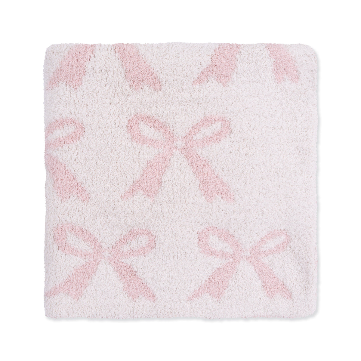 Angel Dear Chenille - Blush Bow Blanket - image 5