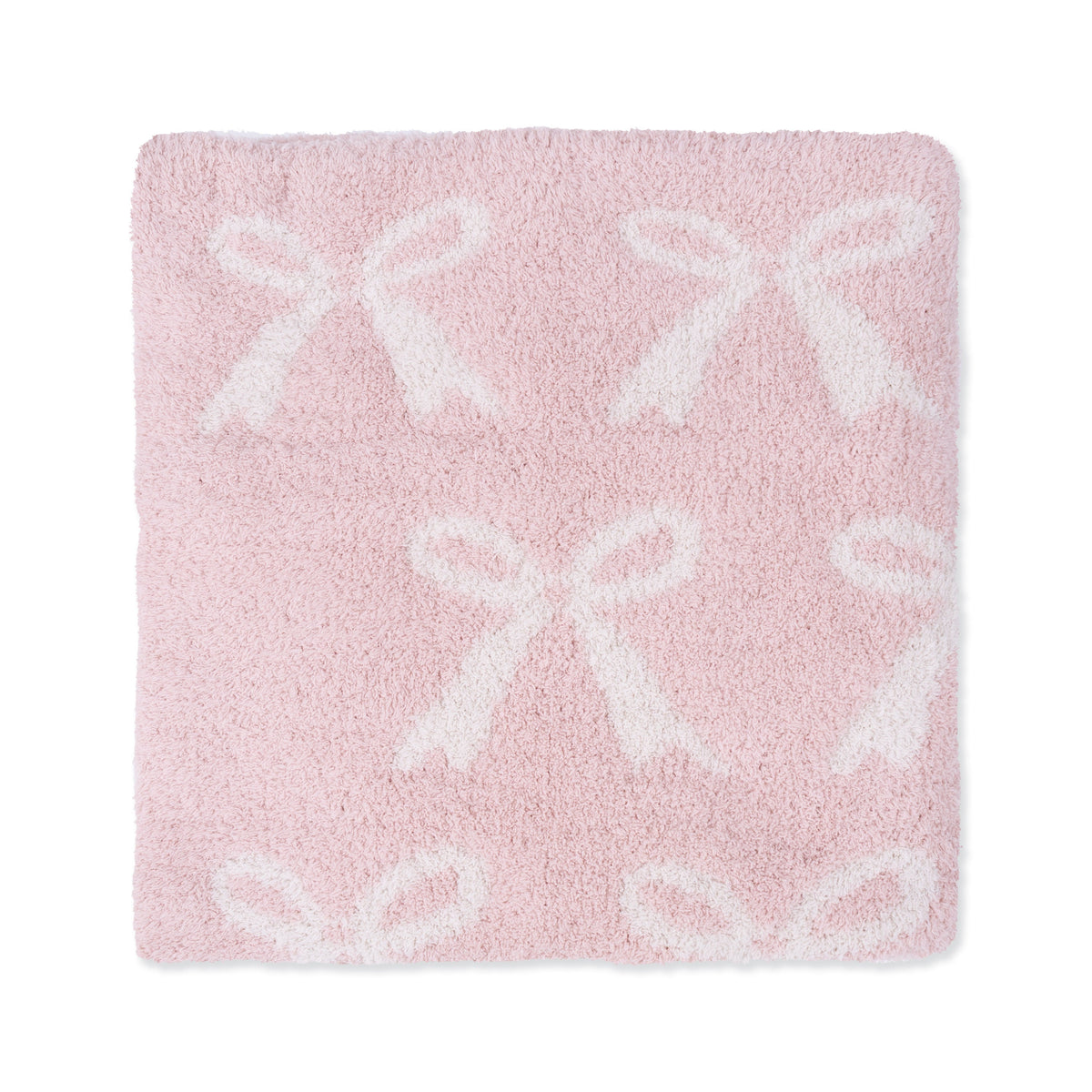 Angel Dear Chenille - Blush Bow Blanket - image 4