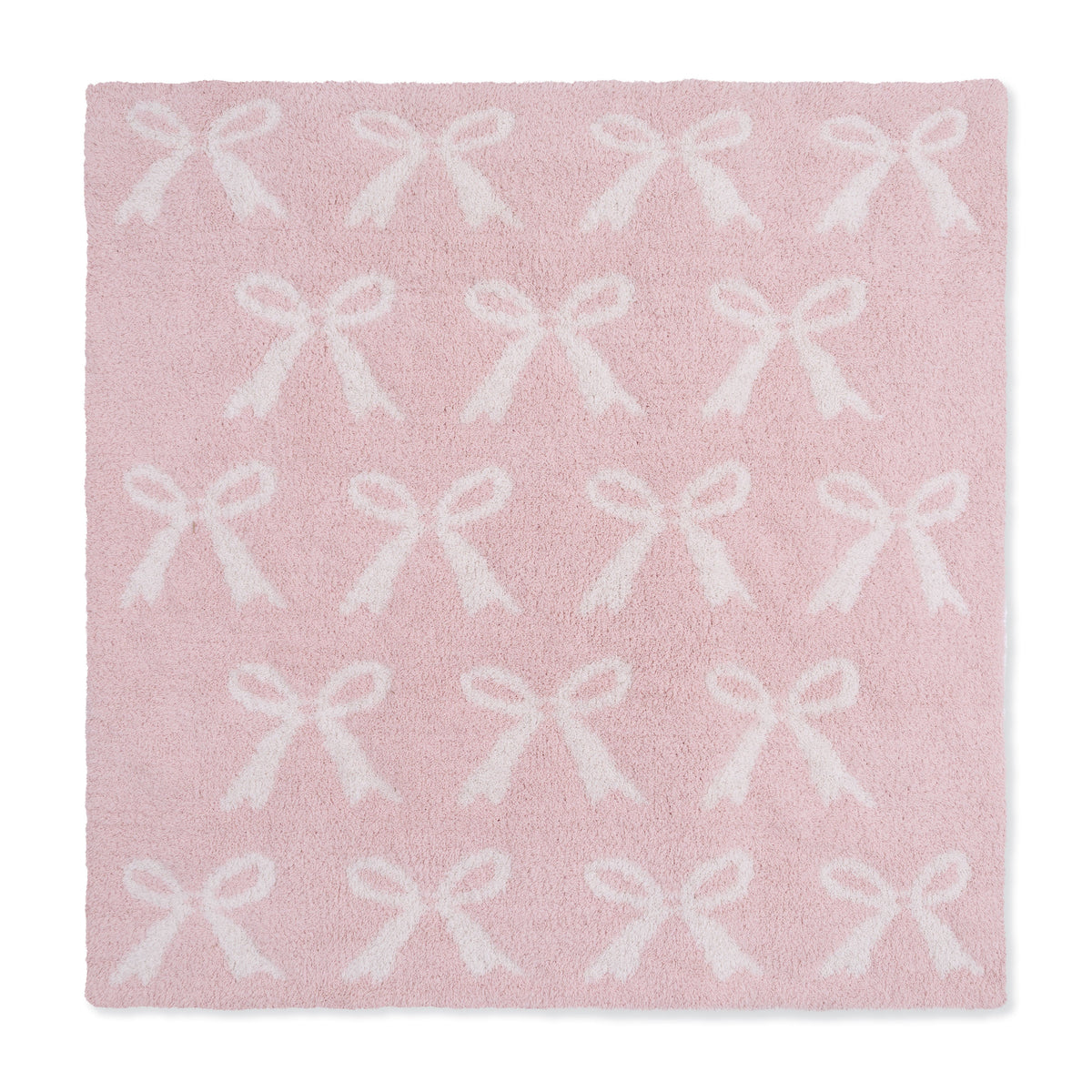 Angel Dear Chenille - Blush Bow Blanket - image 2