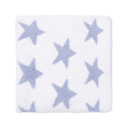 Angel Dear Chenille - Dusty Blue Star Blanket - image 5