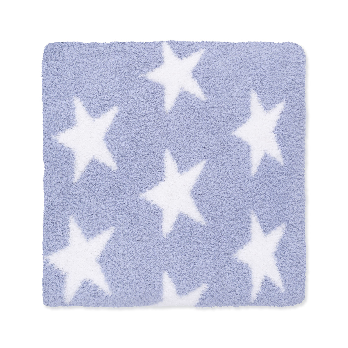 Angel Dear Chenille - Dusty Blue Star Blanket - image 4