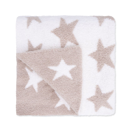 Angel Dear Chenille - Natural Star Blanket - image 6