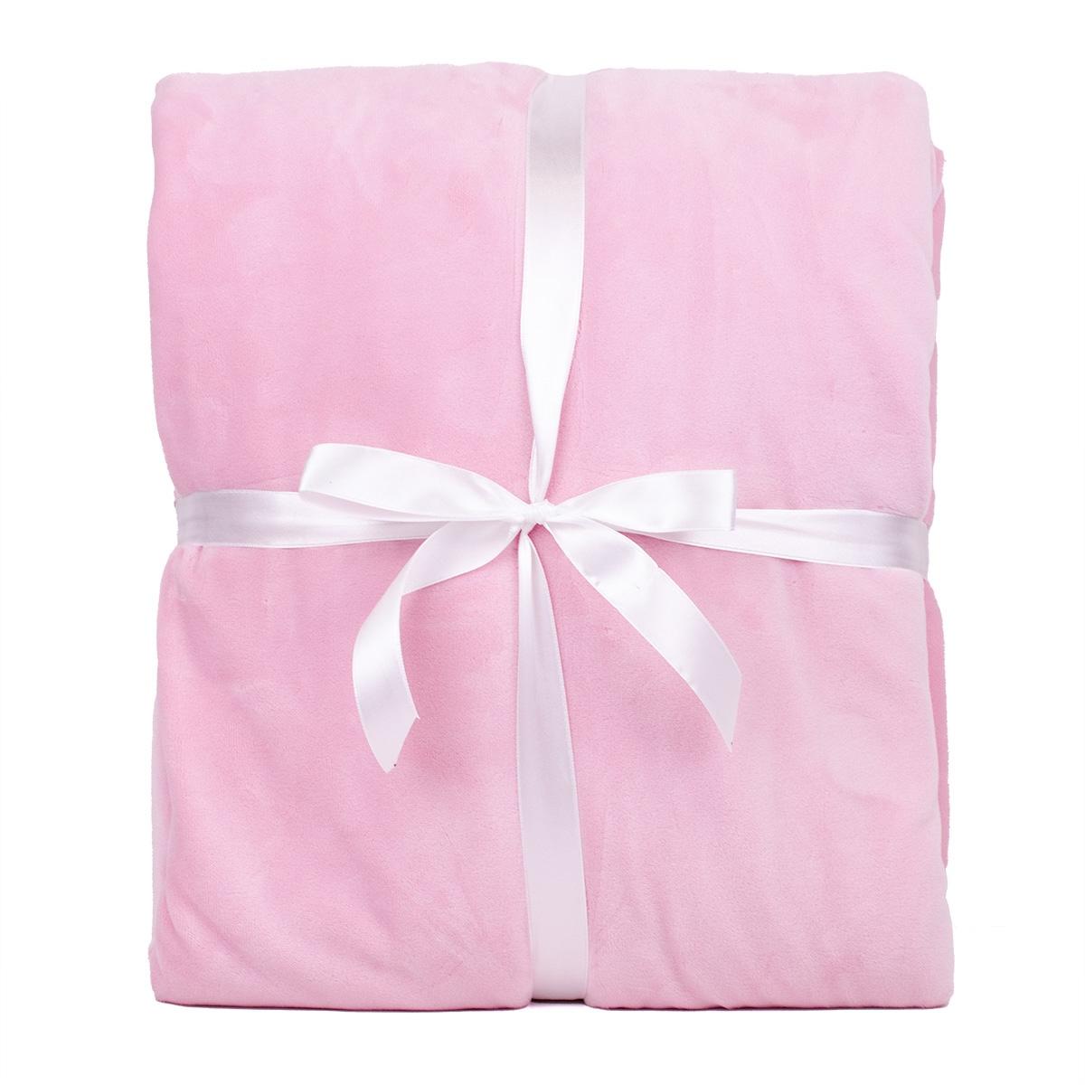 Harbin Throw in Light Pink