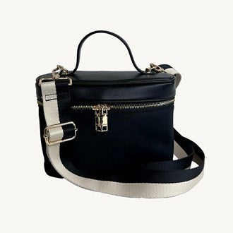 Jenna Nylon & Vegan Top Handle Crossbody