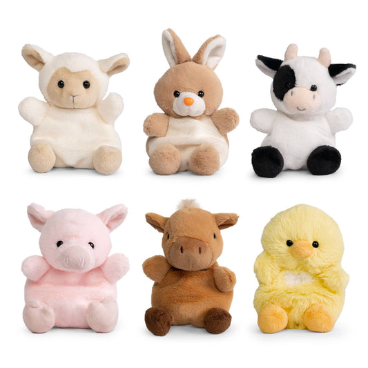 Little Living Nature Snugglies Farm Animal Plush
