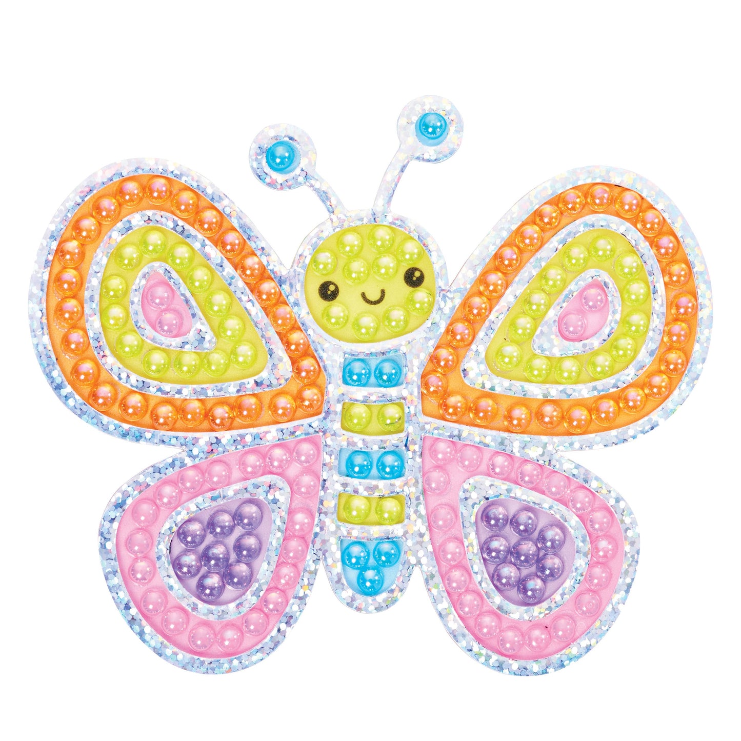 Bubble Gems Super Sticker Diamond Painting Kits for Kids: Butterfly