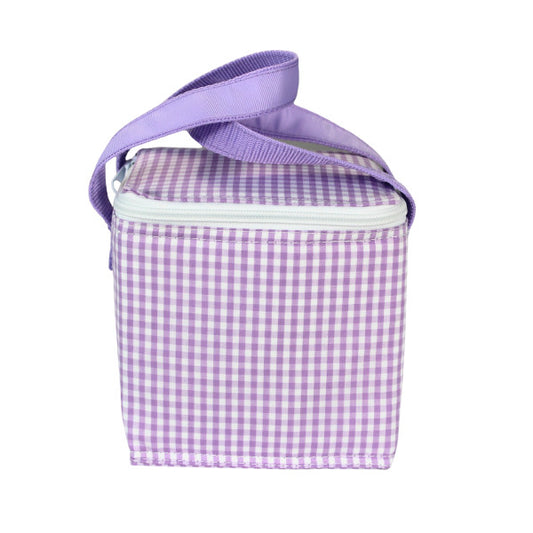 Lilac Gingham Snack Square