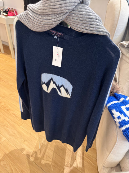 Cashmere/Wool Blend Goggle Sweater