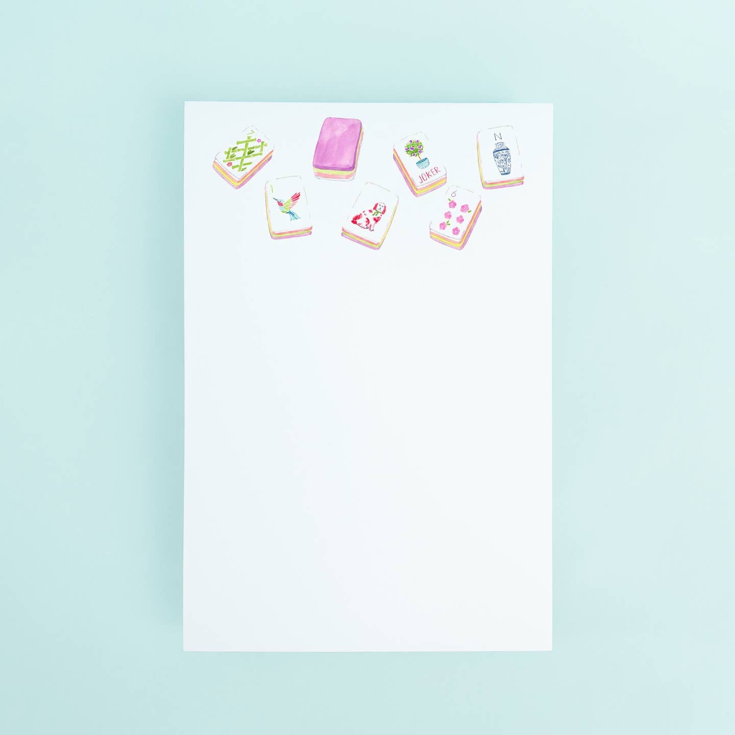 Large Mahjong Tiles Notepad