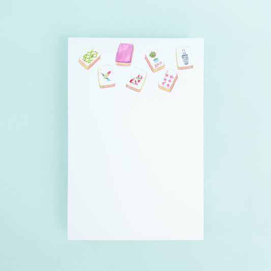 Large Mahjong Tiles Notepad