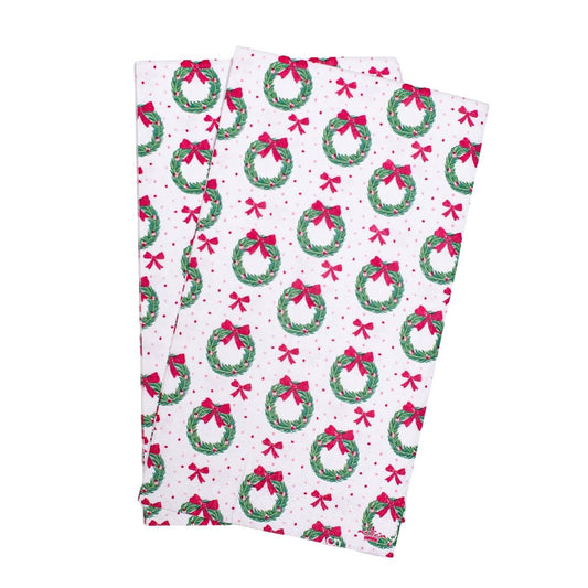 Clara Wreath Guest Napkins (pack of 16)