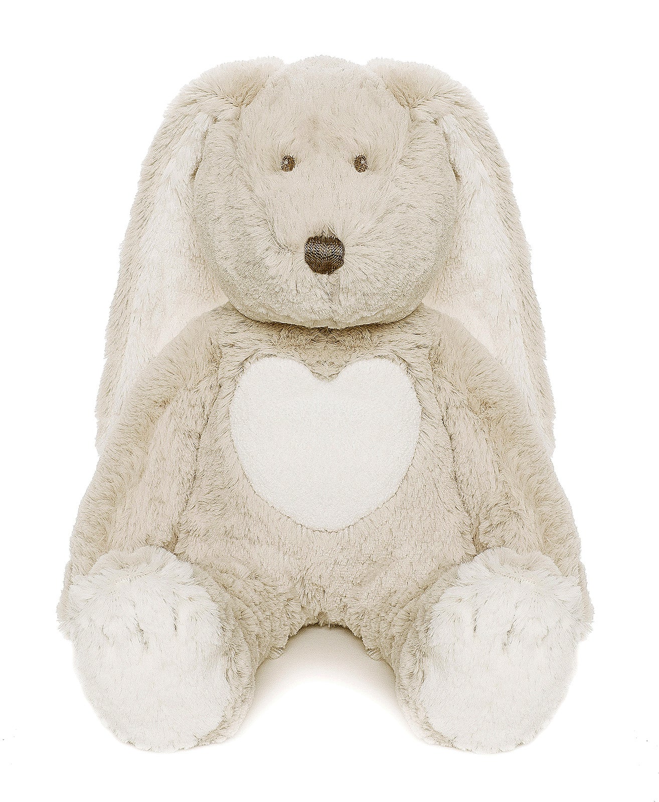 Large Teddy Cream Bunny Grey