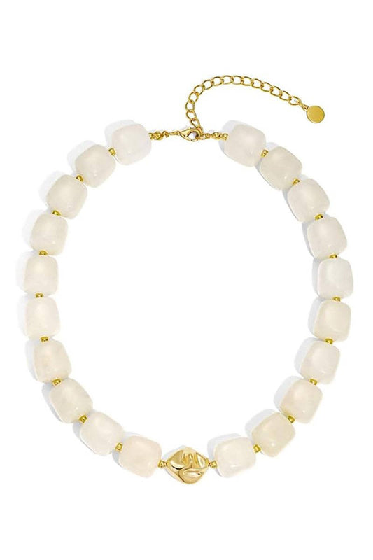 Bold Chunky Beaded Statement Necklace: 4 / One Size