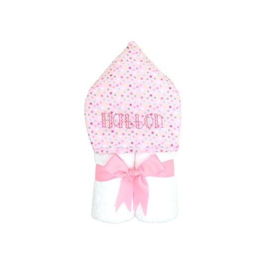 Pink Multi Dots Everykid Towel