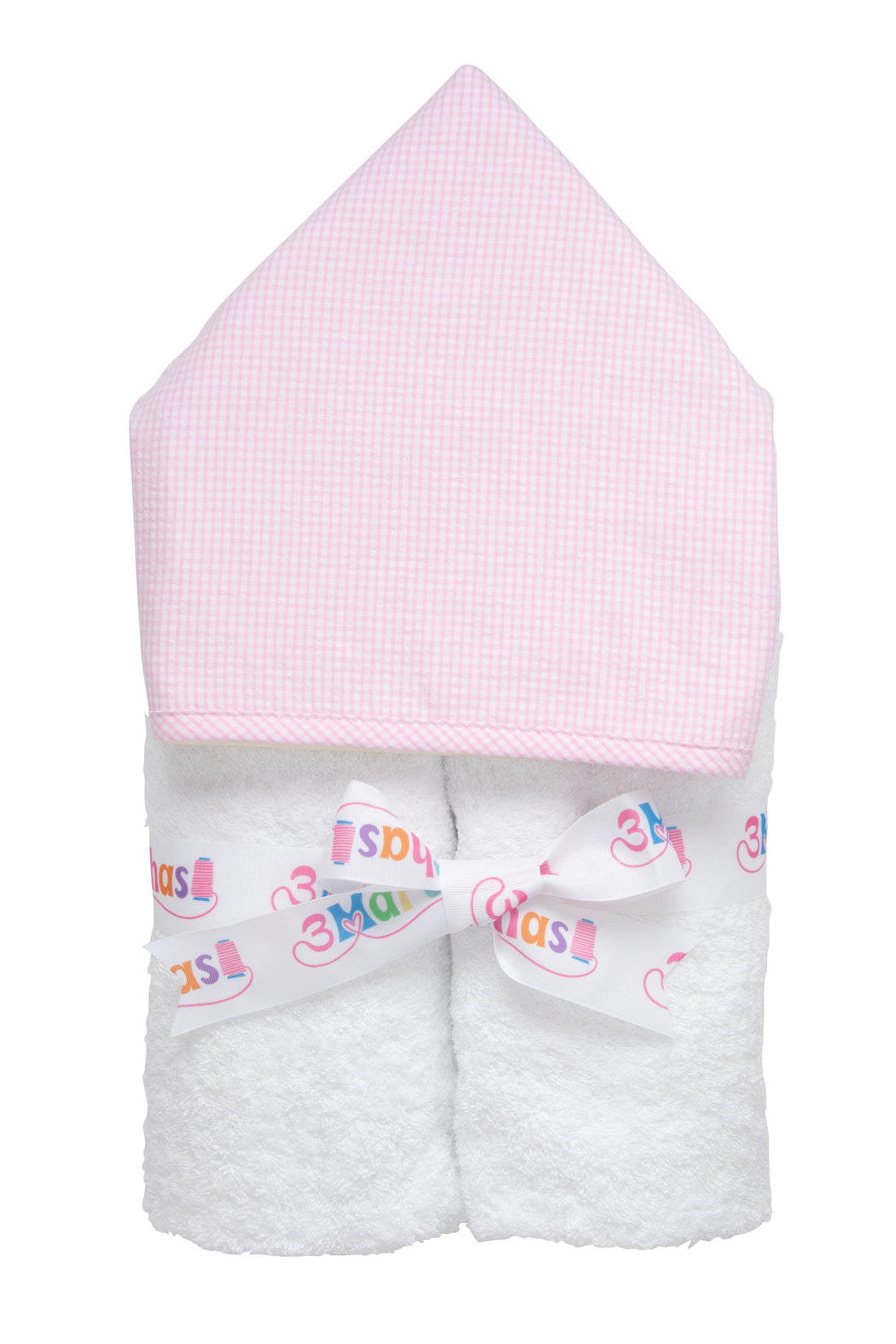 Small Check Everykid Towel, Pink