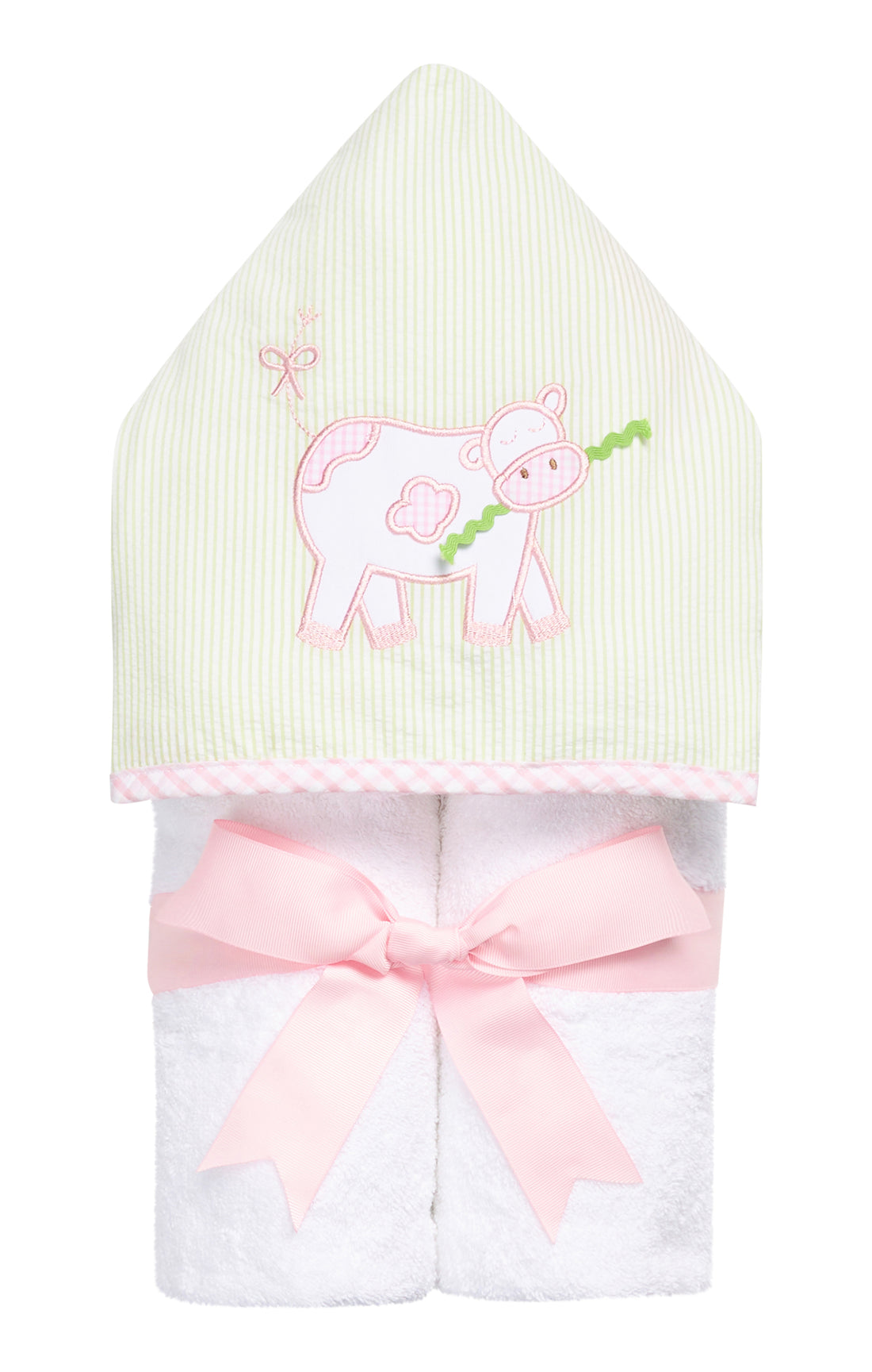 Cow Everykid Towel in Pink