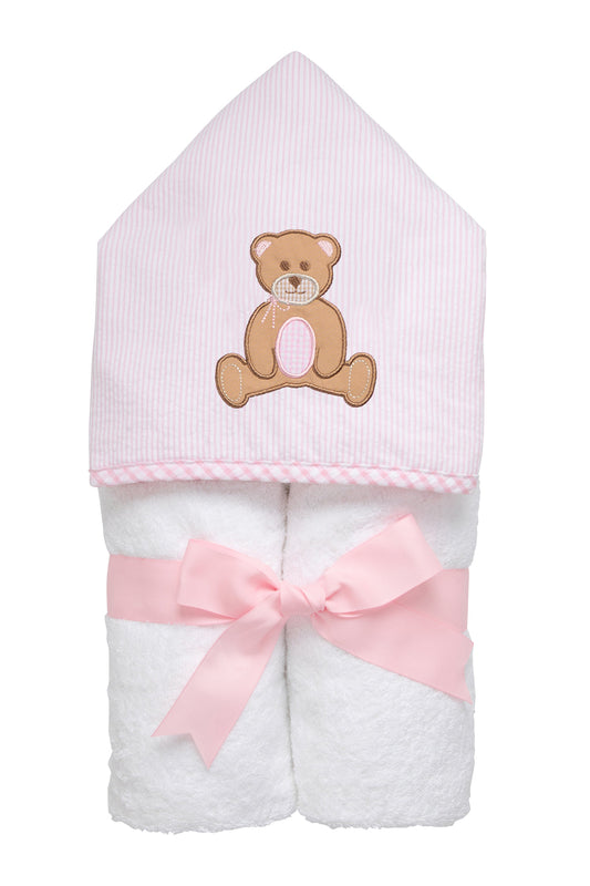 Teddy Bear Everykid Towel in Pink