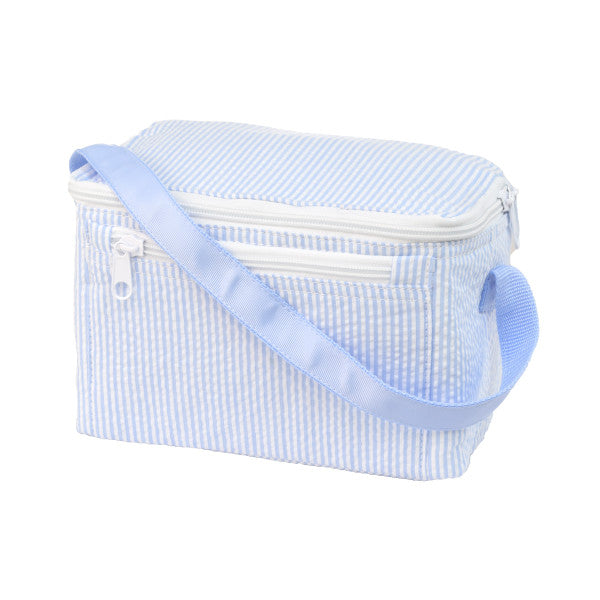 Baby Blue Seersucker Lunch Box