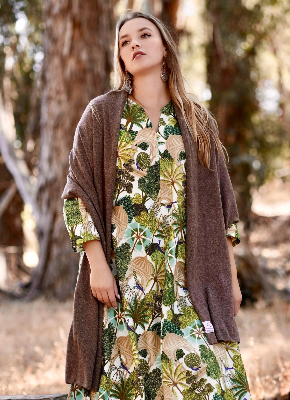 Cashmere Scarf/ Wrap Mocha