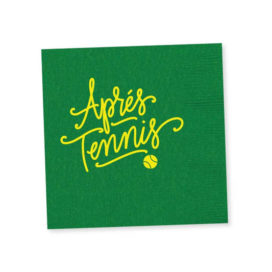 Aprés Tennis | Cups & Napkins: NAPKINS