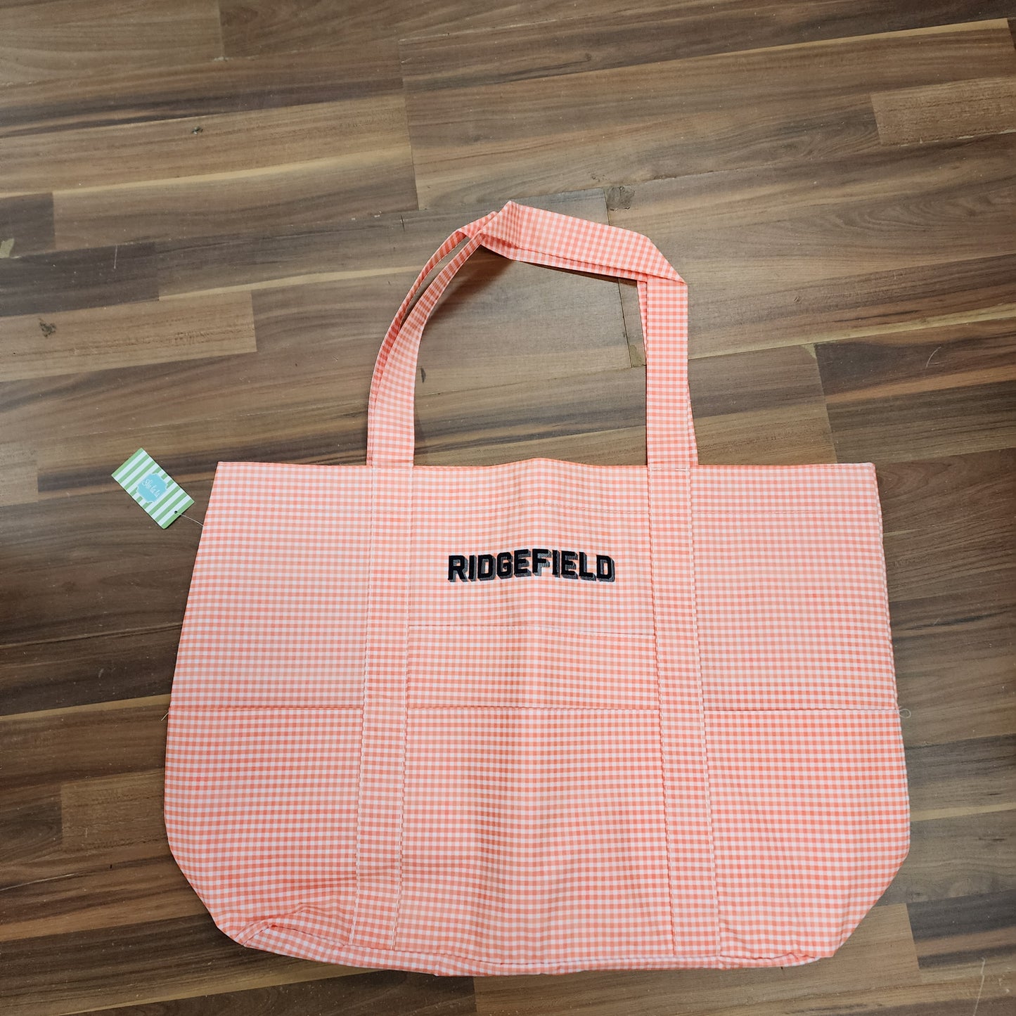 Our Town...Ridgefield Atomic Orange Big Mama Tote-Wipeable