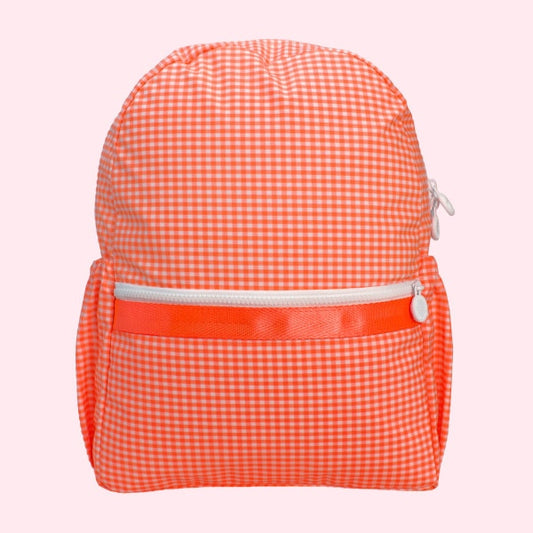 Atomic Orange Medium Backpack w/ Pockets-Wipeable
