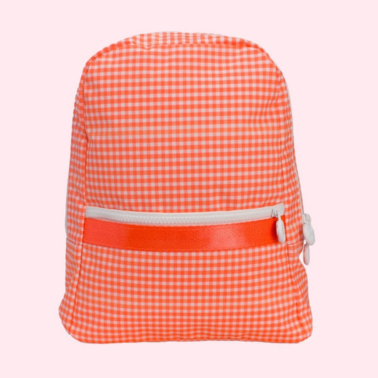 Atomic Orange Small Backpack-Wipeable