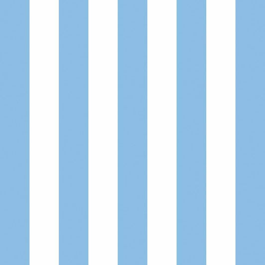 Bev-Vertical Stripes, Sky Blue