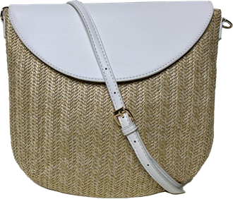 Camilla Crossbody Raffia Bag