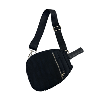 Poppy Quilted Puffer Pickleball Paddle Cover