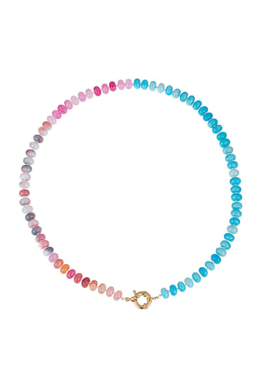 Vibrant Beaded Necklace: 6 / One Size