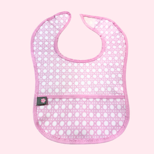Pink Bungalow Bib-Wipeable