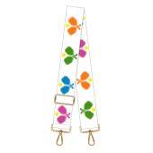 Pickle Sport Interchangeable Printed Bag Strap in White