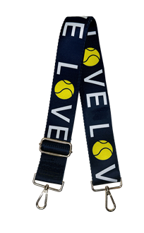 Love Sport Interchangeable Printed Bag Strap in Navy