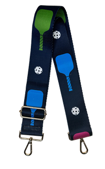 Pickle Sport Interchangeable Printed Bag Strap in Navy