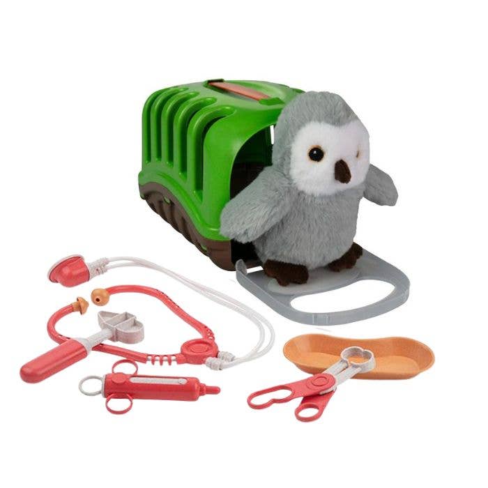 Plush Barn Snowy Owl Veterinary Care Set