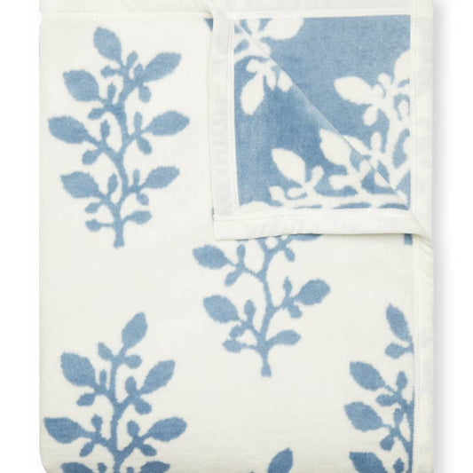 Garden Gate Blue Blanket