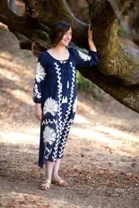 Elana Dress in Navy