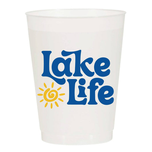 Lake Life Sun Frosted Cups