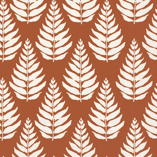 Autumn Trees Orange Cocktail Napkins