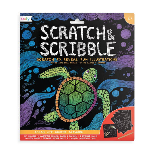 Scratch & Scribble: Ocean Life (10 PC Set)