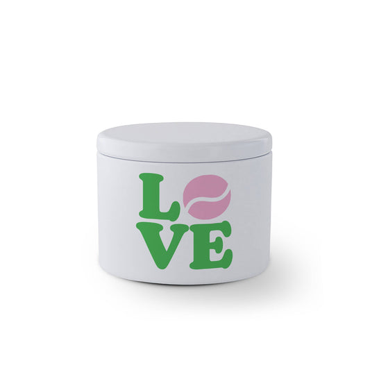 Travel Candle - LOVE Tennis Pink & Green