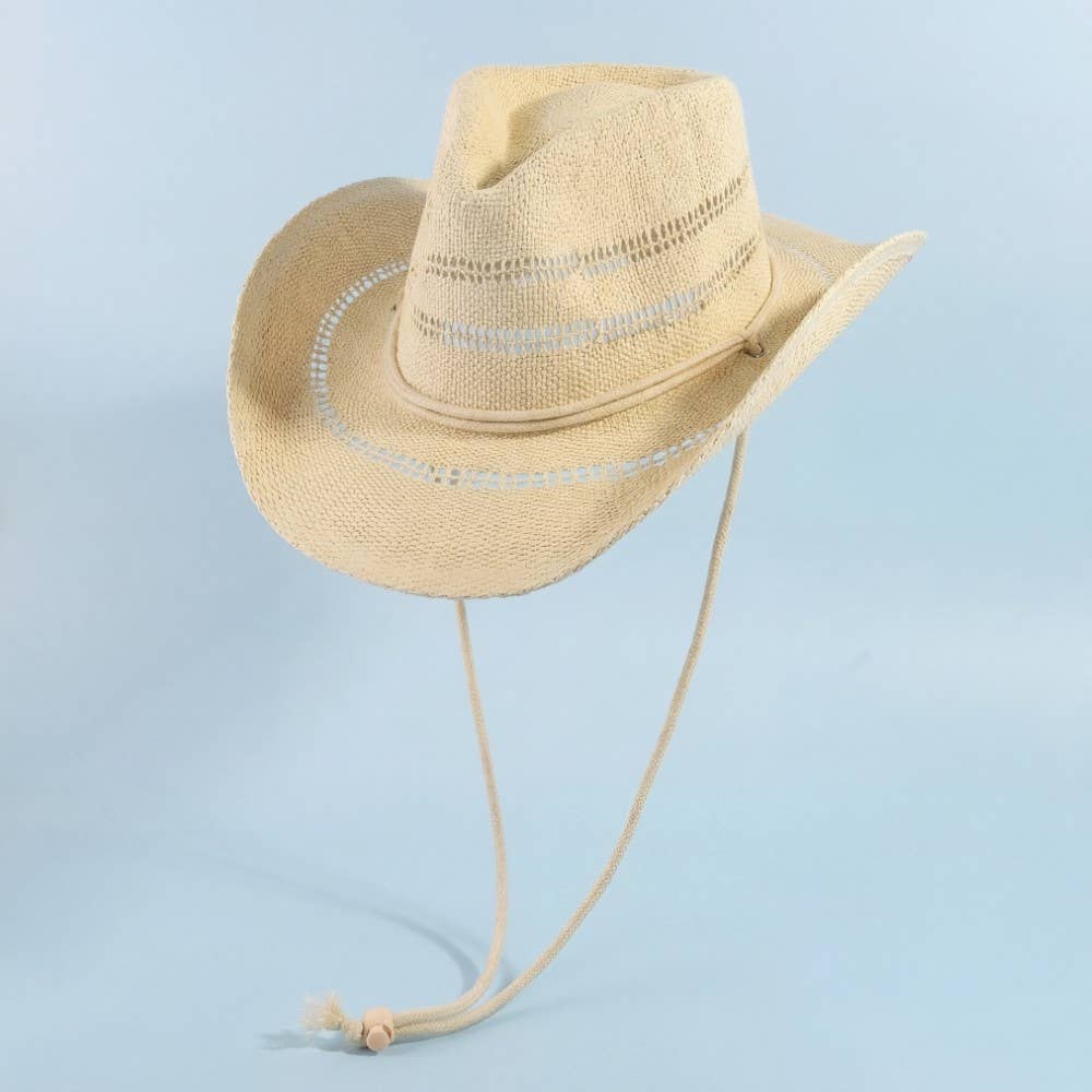 Straw Weave Cowboy Hat: IV