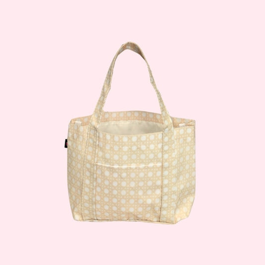 Champagne Bungalow Mini Mama Tote-Wipeable